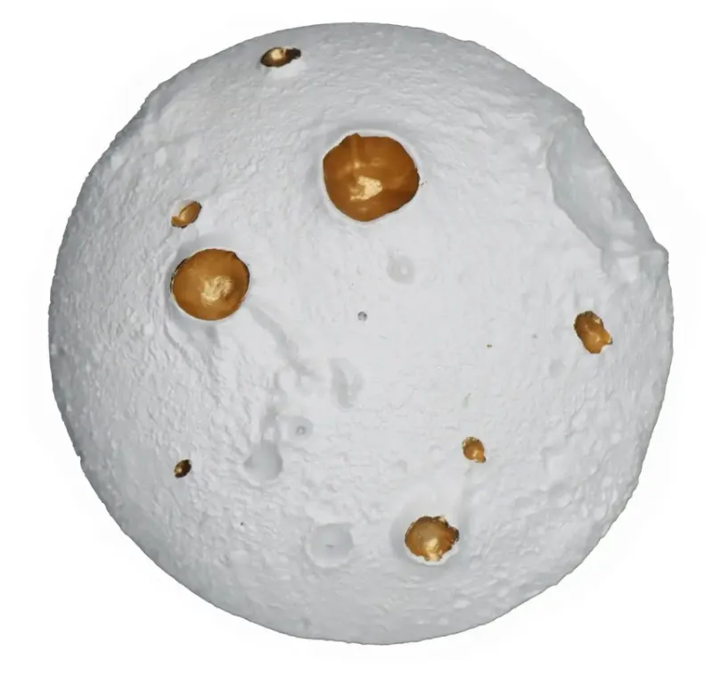 White moon wall hanging