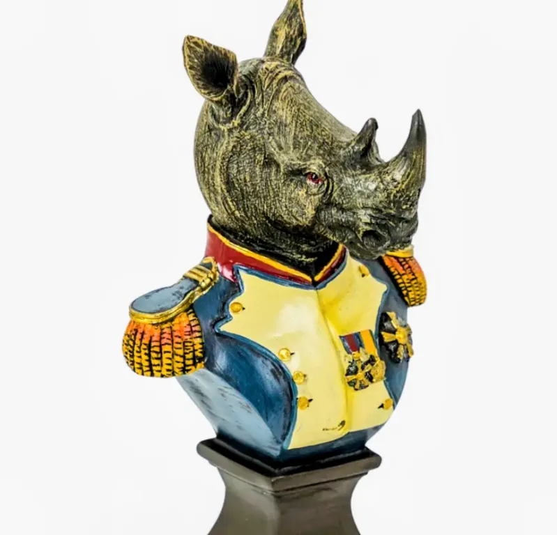 Rhino bust